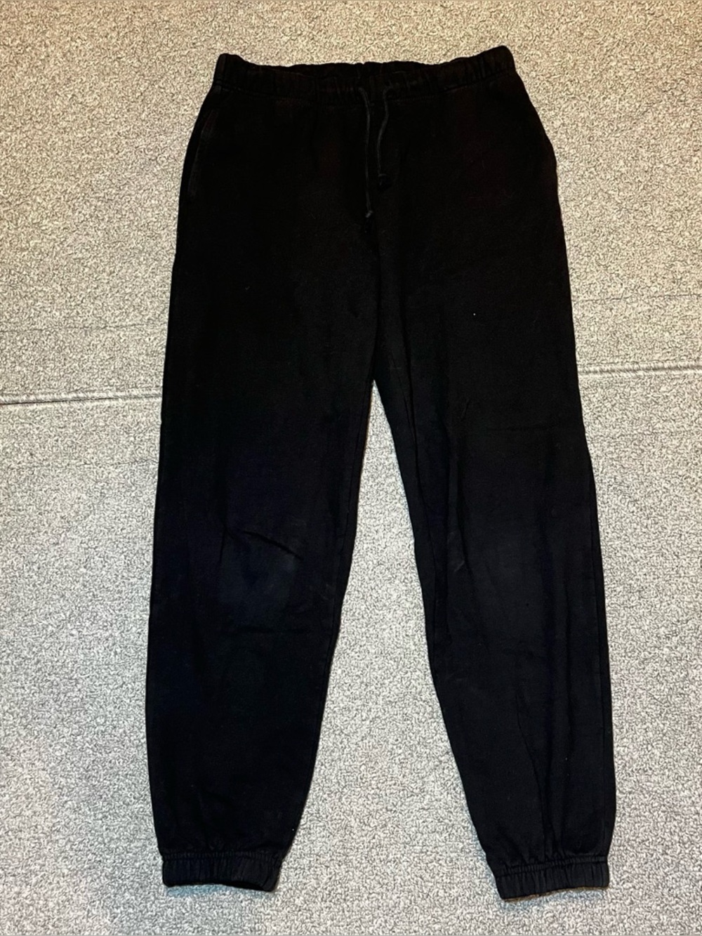 Aeropostale Jogger Fleece Pants Womens Size XS Black Pockets